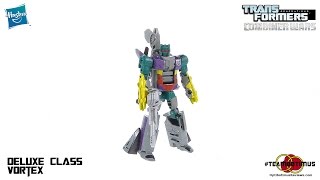 Transformers Combiner Wars Deluxe Class Vortex Video Review [upl. by Trust]