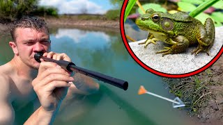 I Hunted Bullfrogs with a Blowgun [upl. by Campos]