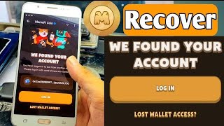 Memefi wallet recovery phrase  memefi wallet recover option  Memefi Lost Wallet memefiwallet [upl. by Ciccia]