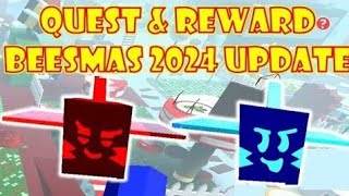 HOW TO DO RILEY BEE amp BUCKO BEE QUEST amp REWARDS  BEESMAS 2024 UPDATE  ROBLOX [upl. by Merceer821]