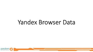 Yandex Browser Artifact Processing [upl. by Dayle]