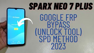 Sparx Neo 7 Plus Frp Bypass One Click Unlock Tool [upl. by Clarise716]