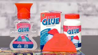 How To Glue A Puzzle With Puzzle Glue Fast Easy and Effective by MasterPieces [upl. by Lilias]