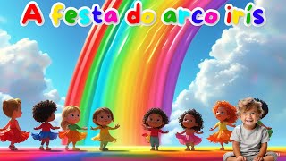 Música Infantil  A Festa do Arco Irís  Tubbe kids TV [upl. by Pelligrini]