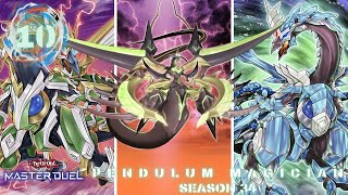 Yu Gi Oh Master Duel  Season 34  10  Pendulum Magician  Supreme King ZARC [upl. by Grimonia]