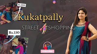 KPHB Street SHOPPING  JNTU  Cheapest Outfits in Hyderabad URSMEENAA streetshopping vlog viral [upl. by Ingalls163]