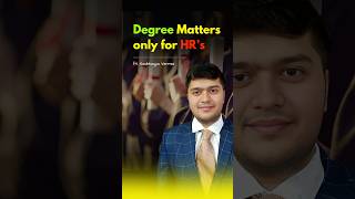 Degree Matters only for HR’s hr humanresources interview degree [upl. by Gulick23]