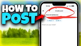 How To Post On Facebook 2024 ✅ EASY [upl. by Laden]