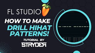 HOW TO MAKE FIRE DRILL HIHATCOUNTERSNARE PATTERNS  DRILL COUNTERSNARE TUTORIAL FL STUDIO 21 [upl. by Gaves750]