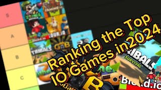 Ranking the Best io games in 2024 Pt 1 [upl. by Hadeehuat]