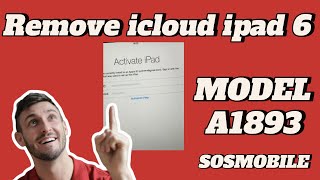 Remove icloud ipad 6 A1893 Model A1893 [upl. by Ahsakat]