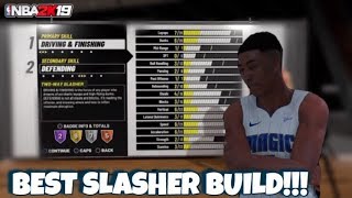 NBA 2K19  GODLY TWOWAY SLASHER BUILDGAMEPLAY [upl. by Narahs63]