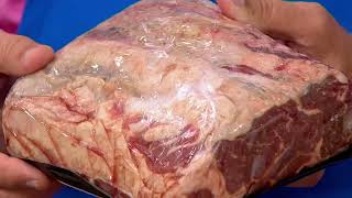 Rastellis 5lb Reserve Black Angus Prime Rib with Butter on QVC [upl. by Ecirahc]