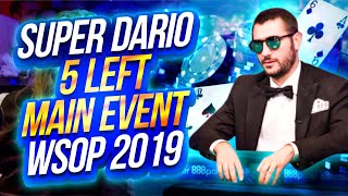 Dario Sammartino WSOP 2019 Main Event  Final Table 5 left [upl. by Madeline]