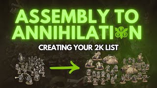 From Assembly to Annihilation Ep4 Starting Death Guard in 10th Edition Designing Your 2k List [upl. by Fife]