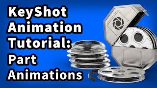 KeyShot 4 Animation Tutorial 03 Part Animations [upl. by Narah]