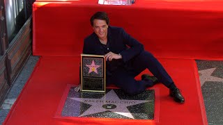 Ralph Macchio honored with star on the Hollywood Walk Of Fame [upl. by Nodal]