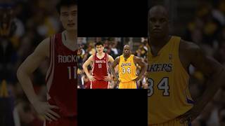 Shocking Yao Ming Dwarfs Shaq ðŸ˜²ðŸ”¥ [upl. by Nyltiac548]