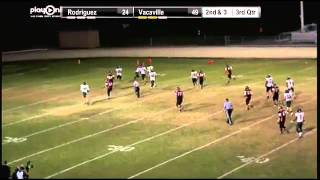 Vacavilles Jaden Grotke runs for a touchdown on a fullback dive play [upl. by Publias]