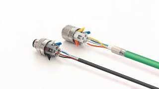 LUTZE M12 Industrial Connectors with Pushin Technology [upl. by Yleek]