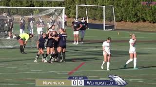 102224 Wethersfield Girls Soccer vs Newington Regular Season Finale [upl. by Koziarz]