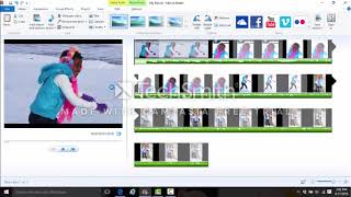 Saving Windows Movie Maker Files as MP4 2018 [upl. by Aihcrop]