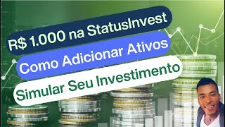 INVESTIMENTOS de R100000 na StatusInvestcom [upl. by Aimit]