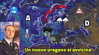 Meteo Italia  Grande allerta per condizioni meteo difficili a causa di forti piogge [upl. by Ahen]