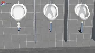 waterless Urinal Functioning  quotVyuhquot Deluxe Plush amp Tango an Introductory video [upl. by Julieta]