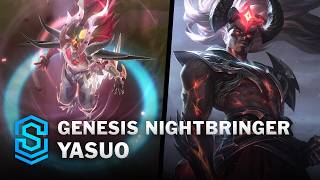 Genesis Nightbringer Yasuo Skin Spotlight  PreRelease  PBE Preview  League of Legends [upl. by Dnomsaj57]