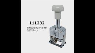 How to Use Automatic Numbering Machine I Trodat Numbering Machine I Stampvala [upl. by Riki]