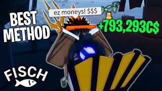 The BEST NEW UNPATCHABLE Way To Get Money  FISCH ROBLOX [upl. by Pry]