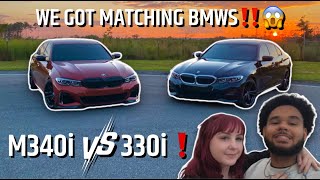 ME AND MY GIRLFRIEND GOT MATCHING BMWS M340330i M SPORT [upl. by Daniela911]