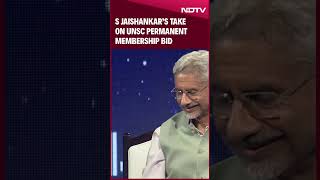 UNSC  EAM S Jaishankars Take On Indias UNSC Permanent Membership Bid [upl. by Rfinnej]