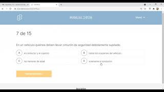 Examen Teórico COSEVI Manual del Conductor Preguntas Varios Capítulos [upl. by Sirtimid]