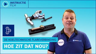 🔧De koeltechnische flareverbinding👨🏼‍🔧Wasco instructiefilm [upl. by Assenna671]