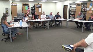 August 14 2023 Freeman School Board Meeting [upl. by Ellehcar]