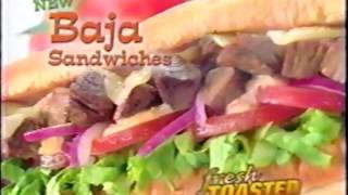 Subway Baja Sandwiches Commercial 2007 [upl. by Naesad310]