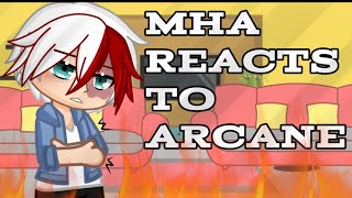 MHA  BNHA React To Arcane  Jinx  ItsMoonlightGacha [upl. by Acisseg289]