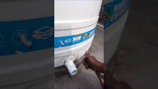 Water tank holes 💦 👉plumber short ✅ youtube [upl. by Jayme910]