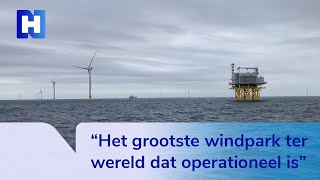 Indrukwekkend windmolenpark in zee maakt van IJmuiden een energiestad [upl. by Faxan]