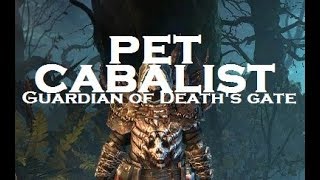 Pet Cabalist Guardian of Deaths Gates Guide Update Necromancer  Occultist Grim Dawn [upl. by Darian]