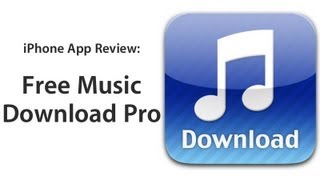 Review Free Music Download Pro iPhone app [upl. by Fadas]