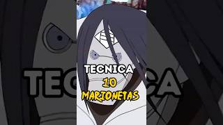 Tecnica de las 10 marionetas de Chikamatsu naruto [upl. by Ahsimin647]