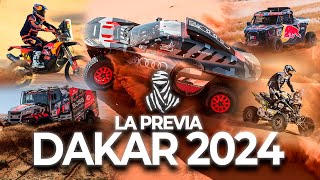 El RALLY DAKAR 2024  La PREVIA  PARTICIPANTES y RECORRIDO [upl. by Aneliram]