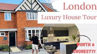 New House prices in UK  3 Bedroom house tour Showhome  6 Crore Detached House UK  Tamil Vlog [upl. by Reste435]