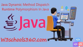 Java Dynamic Method Dispatch  Runtime Polymorphism In Java  W3schools [upl. by Alusru47]