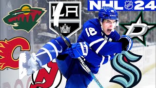 Trading Mitch Marner  NHL 24 [upl. by Airreis]