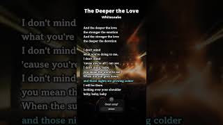 The Deeper the Love by Whitesnake learnenglish music songs rock shorts whitesnake [upl. by Ashlan685]