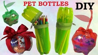 10 DIY Creative Ways to Reuse  Recycle Plastic Bottles part 1 [upl. by Rojas]